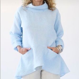 South Street Linen Peplum Tunic